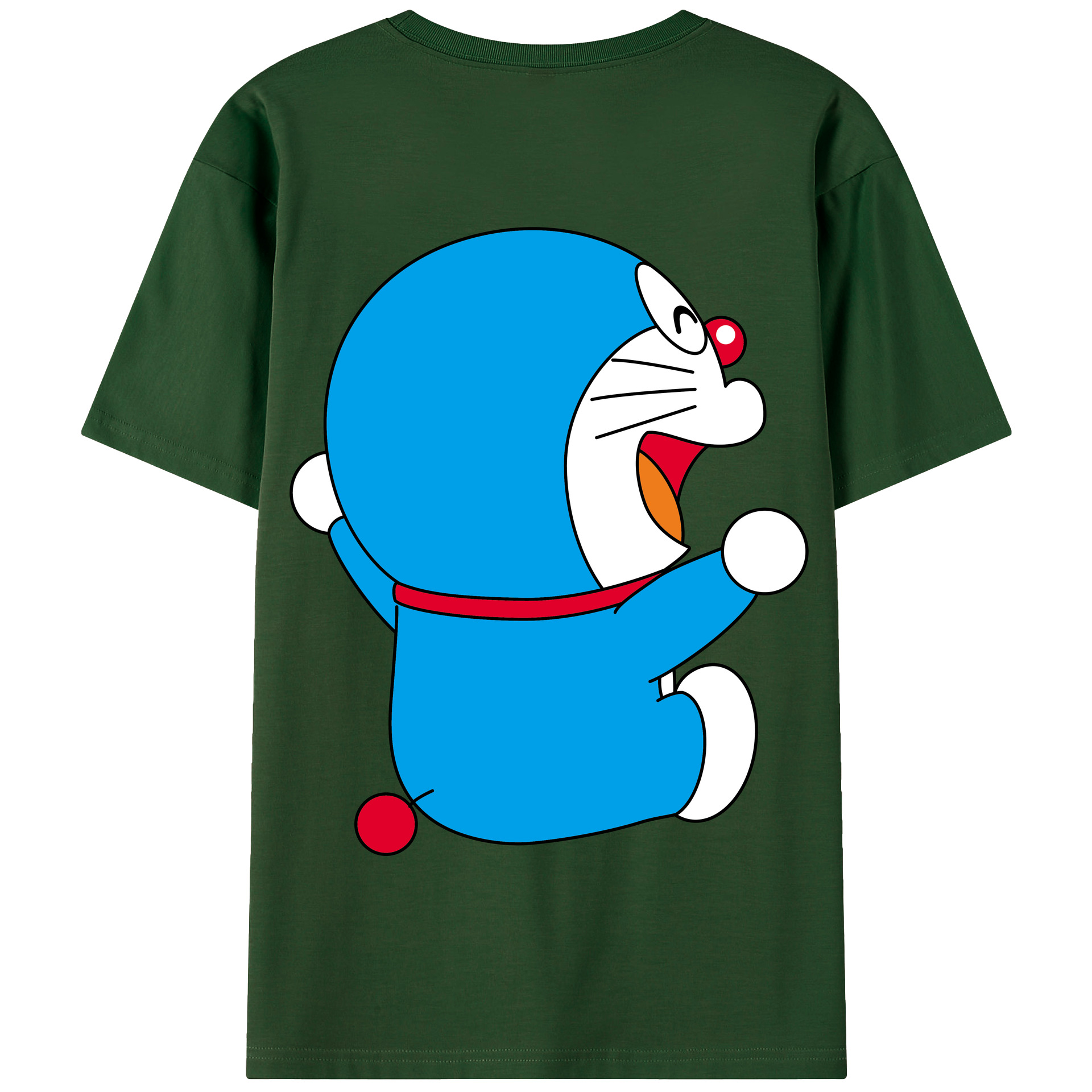 （画像用） ドラえもん Doraemon 綿100％半袖Tシャツ（背面プリント）